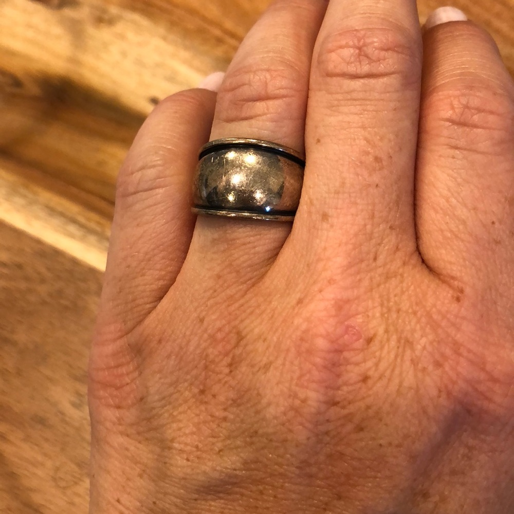 James Avery tapered dome ring